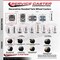 Service Caster 2'' Black Metal Hooded Twin Wheel Caster Nylon Wheels Top Plate , 4PK SCC-TP02S50D-NYS-FB-4 - alternate 4